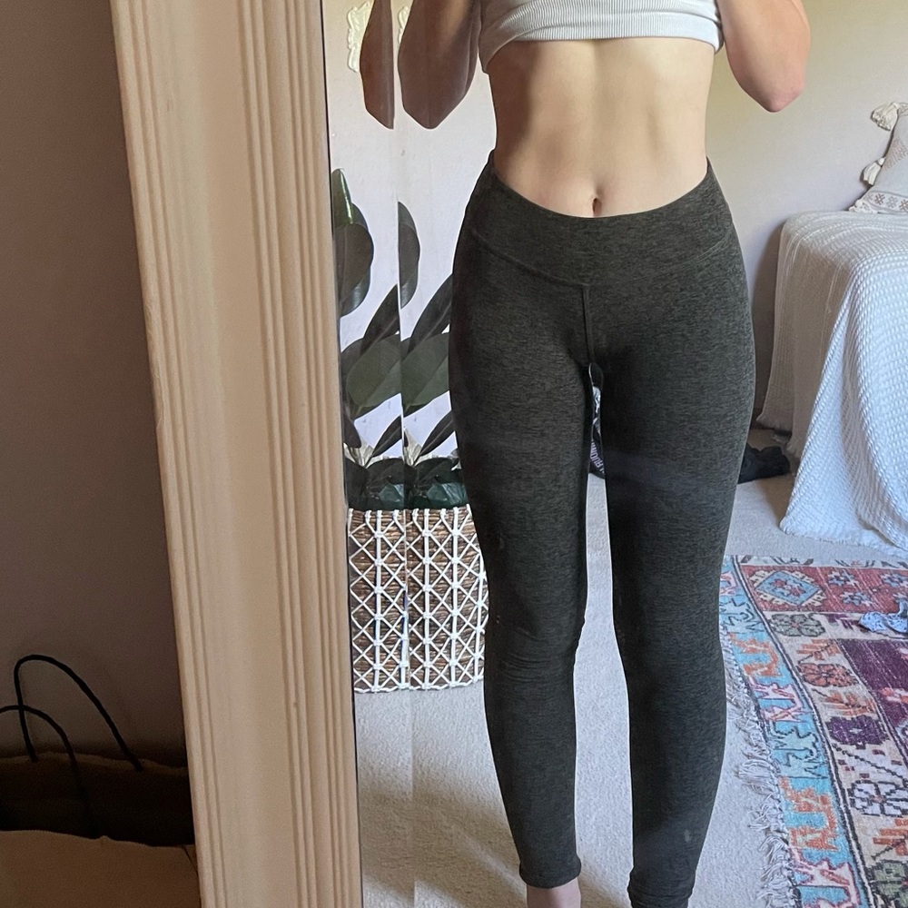 beyond yoga space dye green leggings